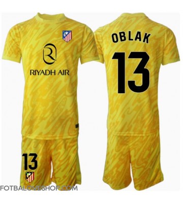 Atletico Madrid Jan Oblak #13 Brankářské Dětské Alternativní Dres 2024-25 Krátký Rukáv (+ trenýrky)